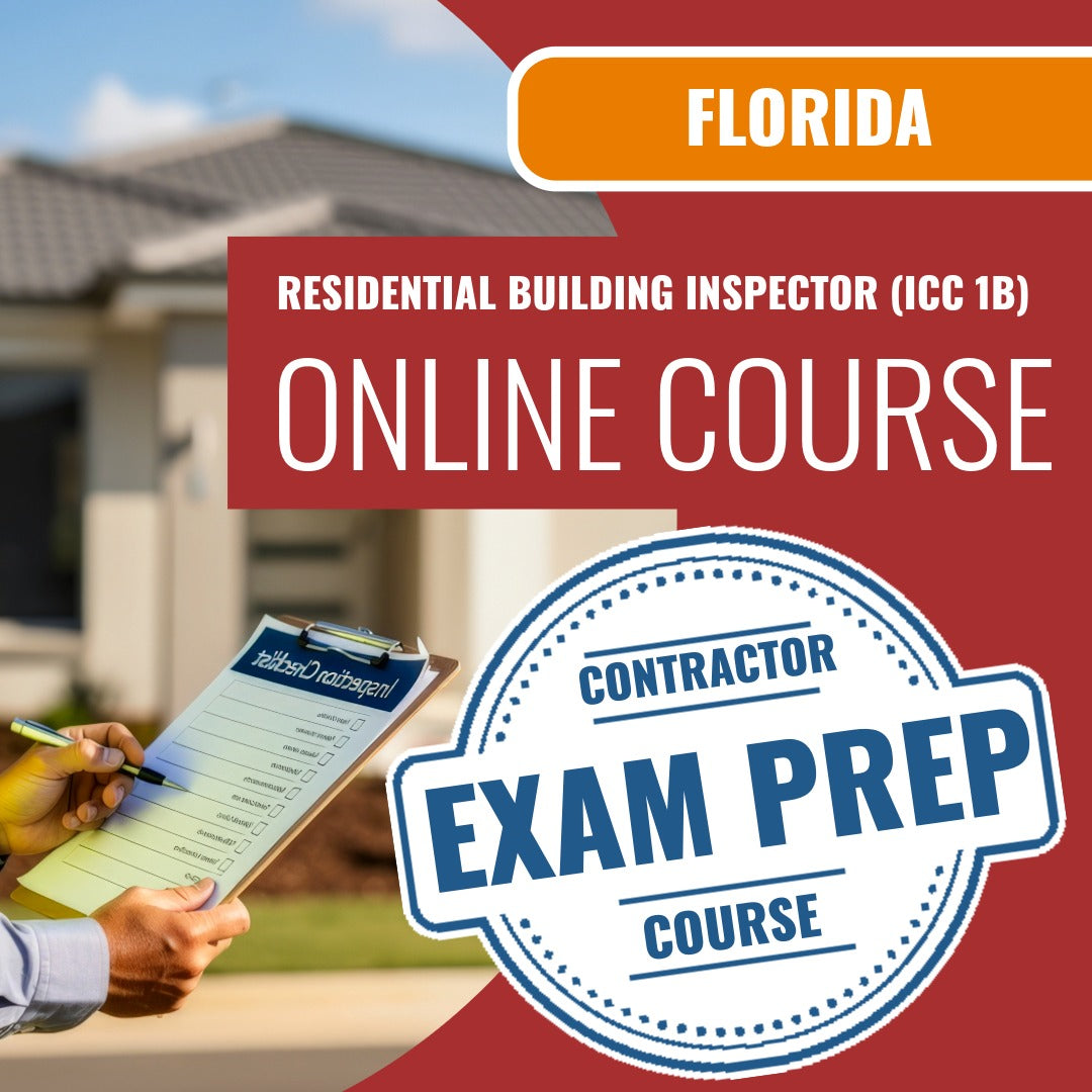 Florida Residential Building Inspector (ICC 1B) Exam - Online Exam Prep
