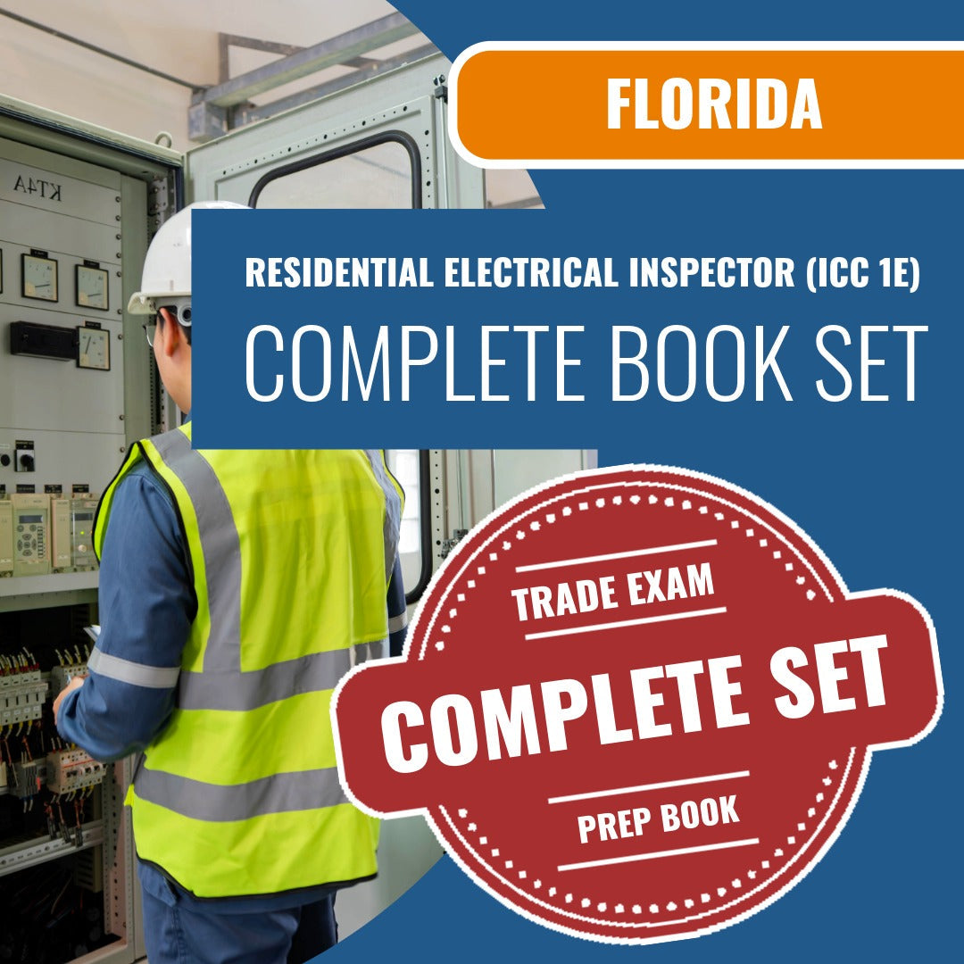 Florida Residential Electrical Inspector (ICC 1E) Exam Book Package