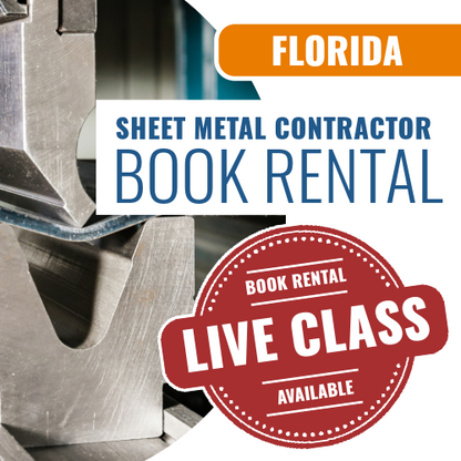 Florida Sheet Metal Contractor Exam - Books & Courses Rental