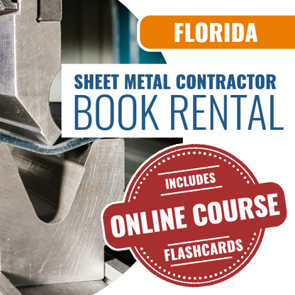 Florida Sheet Metal Contractor Exam - Books & Courses Rental