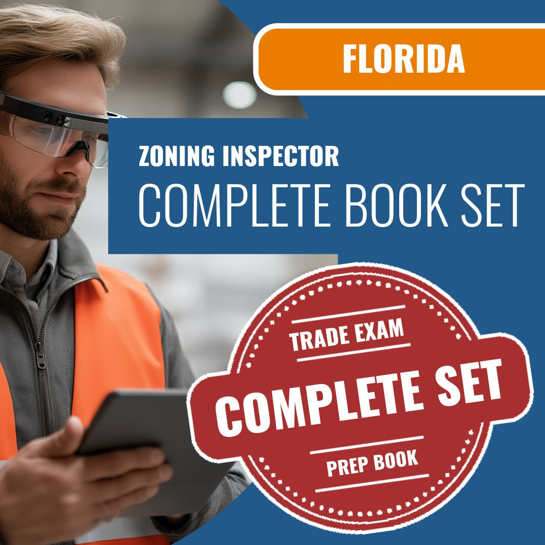 Florida Zoning Inspector (ICC - 75) Exam Book Package