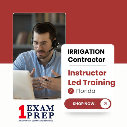 Florida Irrigation Contractor Exam Instructor Led Training