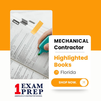 Florida Mechanical Contractor Exam Highlighted Tabbed Books