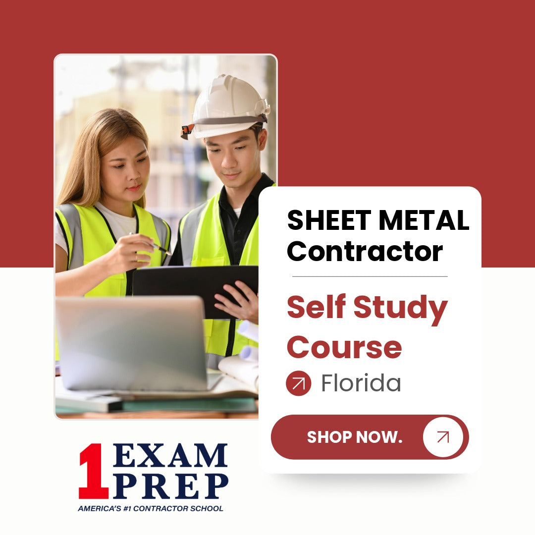 Florida Sheet Metal Contractor Exam Self Study Course