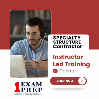 Florida Specialty Structure Contractor Exam Instructor Led Training