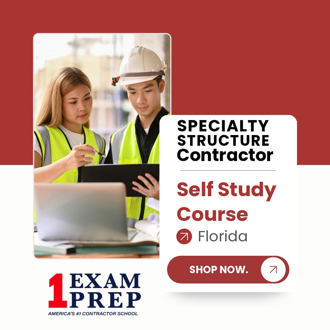Florida Specialty Structure Contractor Exam Self Study Course