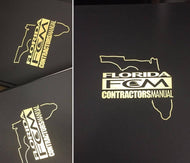 Florida Contractors Manual 2025 Edition & Pre-printed Tabs Bundle Package