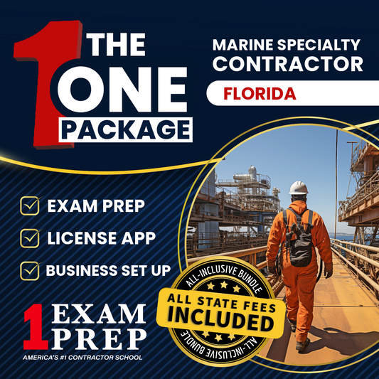 The 1 Package: All-Inclusive Florida Marine Contractor Exam, Licensing & Business Setup Solution