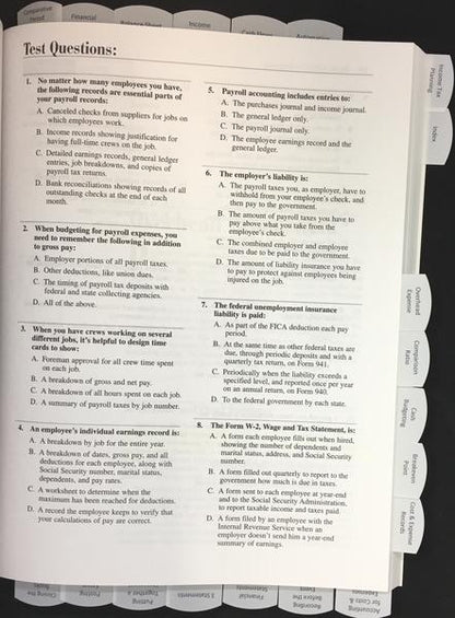 Builder's Guide to Accounting Revised - 10th Printing [Highlighted and Tabbed]