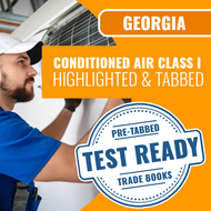 Georgia Conditioned Air Class I (Restricted) Contractor Highlighted & Tabbed Book Package
