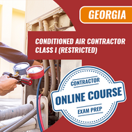 Georgia Conditioned Air Contractor Class I (Restricted) Contractor - Online Exam Prep Course