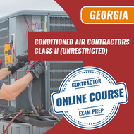 Georgia Conditioned Air Contractors Class II (Unrestricted) Contractor - Online Exam Prep Course