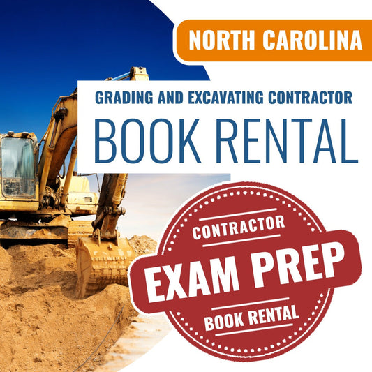 North Carolina Grading and Excavating Contractor Books & Course Rental