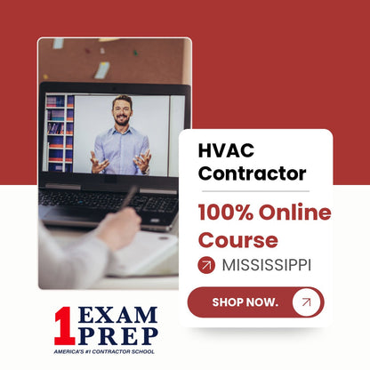 Mississippi HVAC Contractor Exam 100% Online Course