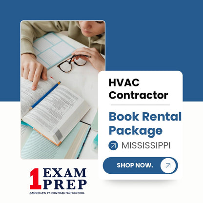 Mississippi HVAC Contractor Exam Book Rental Package