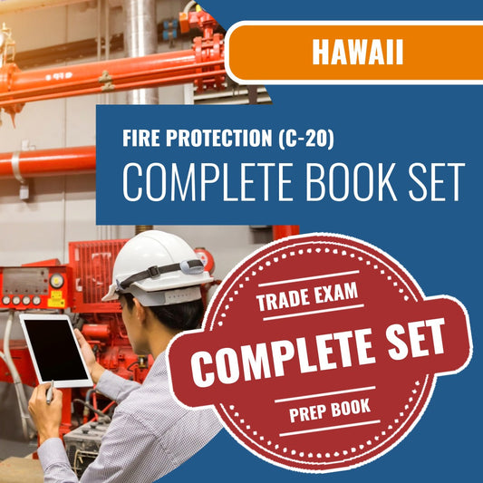 Hawaii Fire Protection Contractor (C-20) Exam Book Package