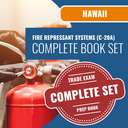 Hawaii Fire Repressant Systems Contractor (C-20A) Exam Book Package