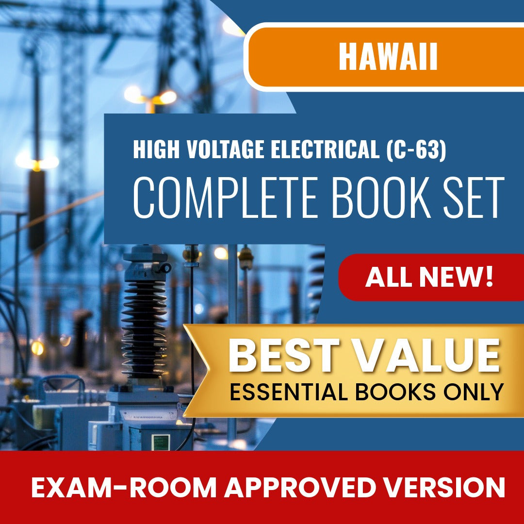 Hawaii High Voltage Electrical Contractor (C-63) Books Allowed into Exam Package