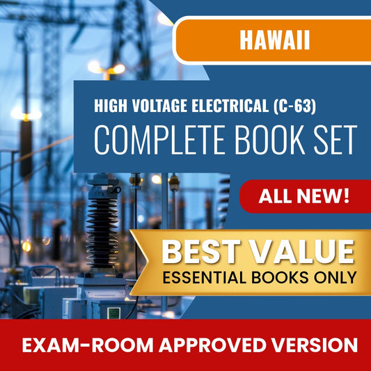 Hawaii High Voltage Electrical Contractor (C-63) Books Allowed into Exam Package