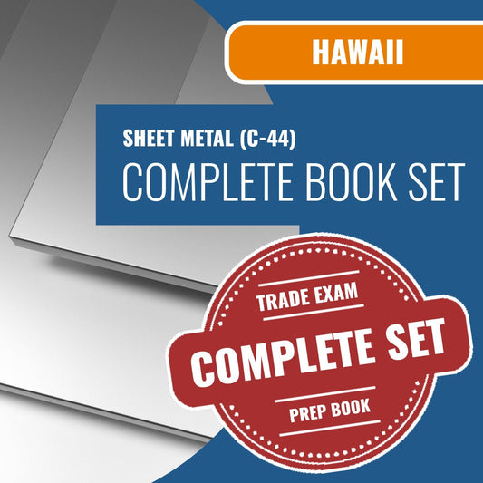 Hawaii Sheet Metal Contractor (C-44) Exam Book Package