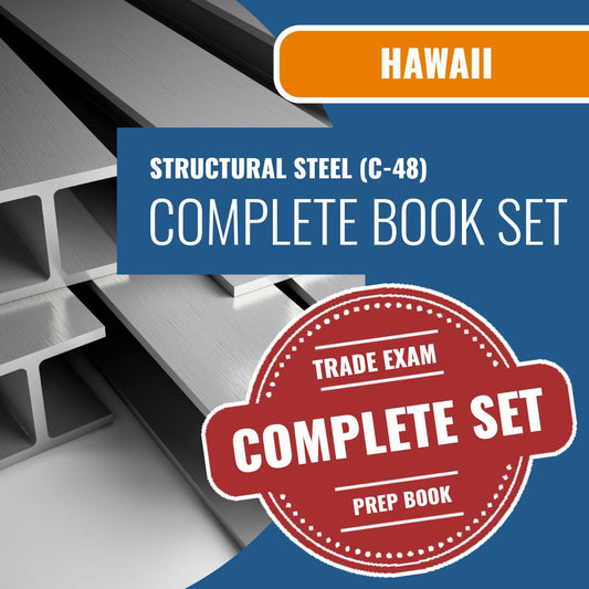 Hawaii Structural Steel Contractor (C-48) Exam Book Package