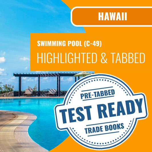 Hawaii Swimming Pool Contractor (C-49) - Books & Courses Rental Package