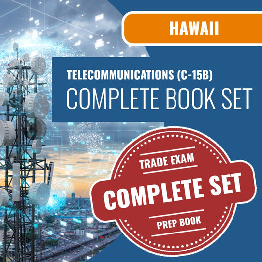 Hawaii Telecommunications Contractor (C-15B) Exam Book Package