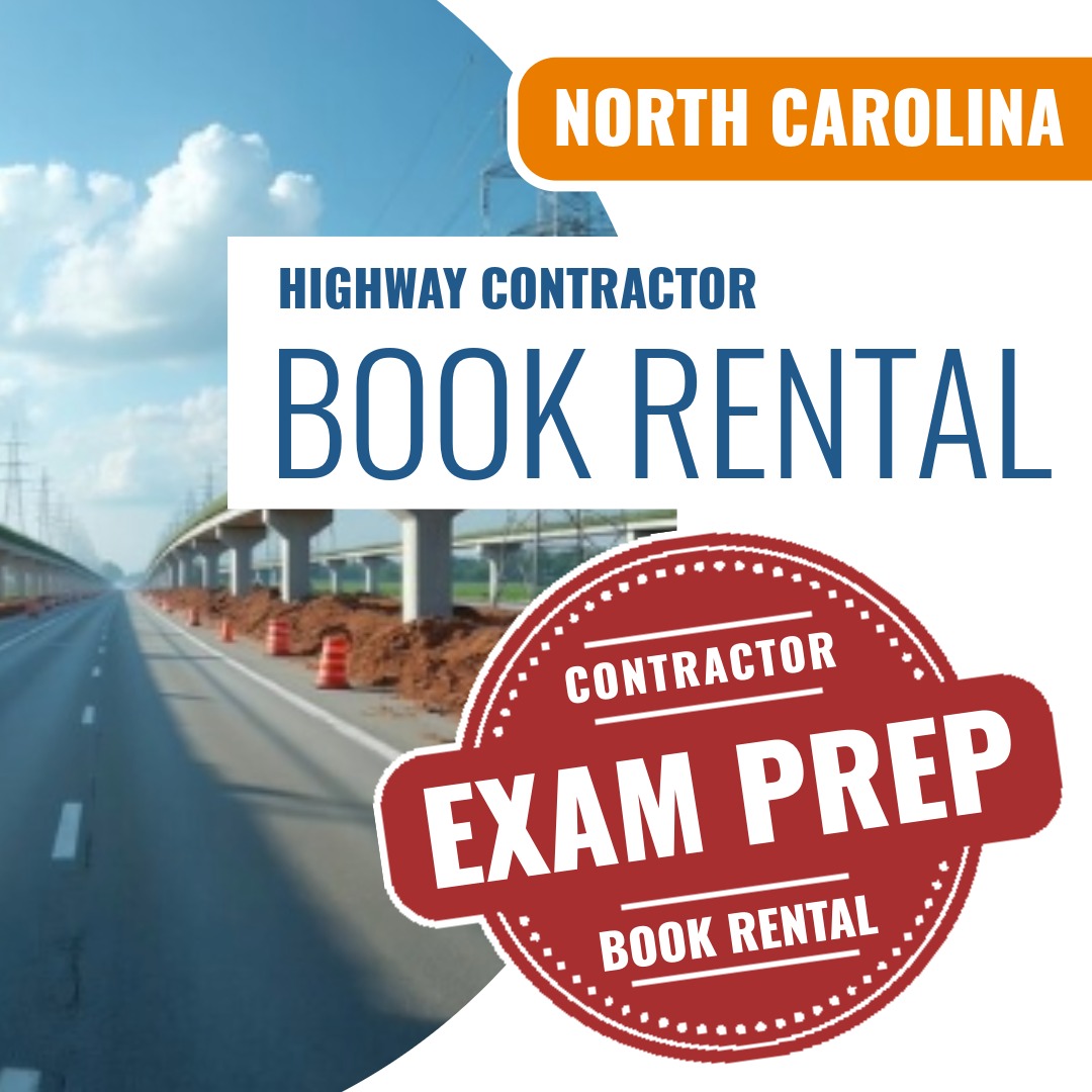 North Carolina Highway Contractor Exam Books & Course Rental
