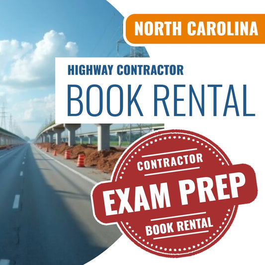 North Carolina Highway Contractor Exam Books & Course Rental