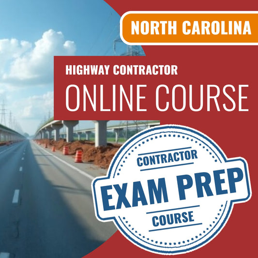 North Carolina Highway Contractor Exam Online Course