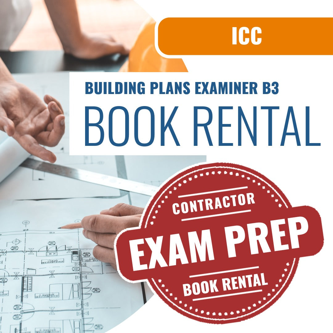ICC Building Plans Examiner B3 - Books & Courses Rental Package