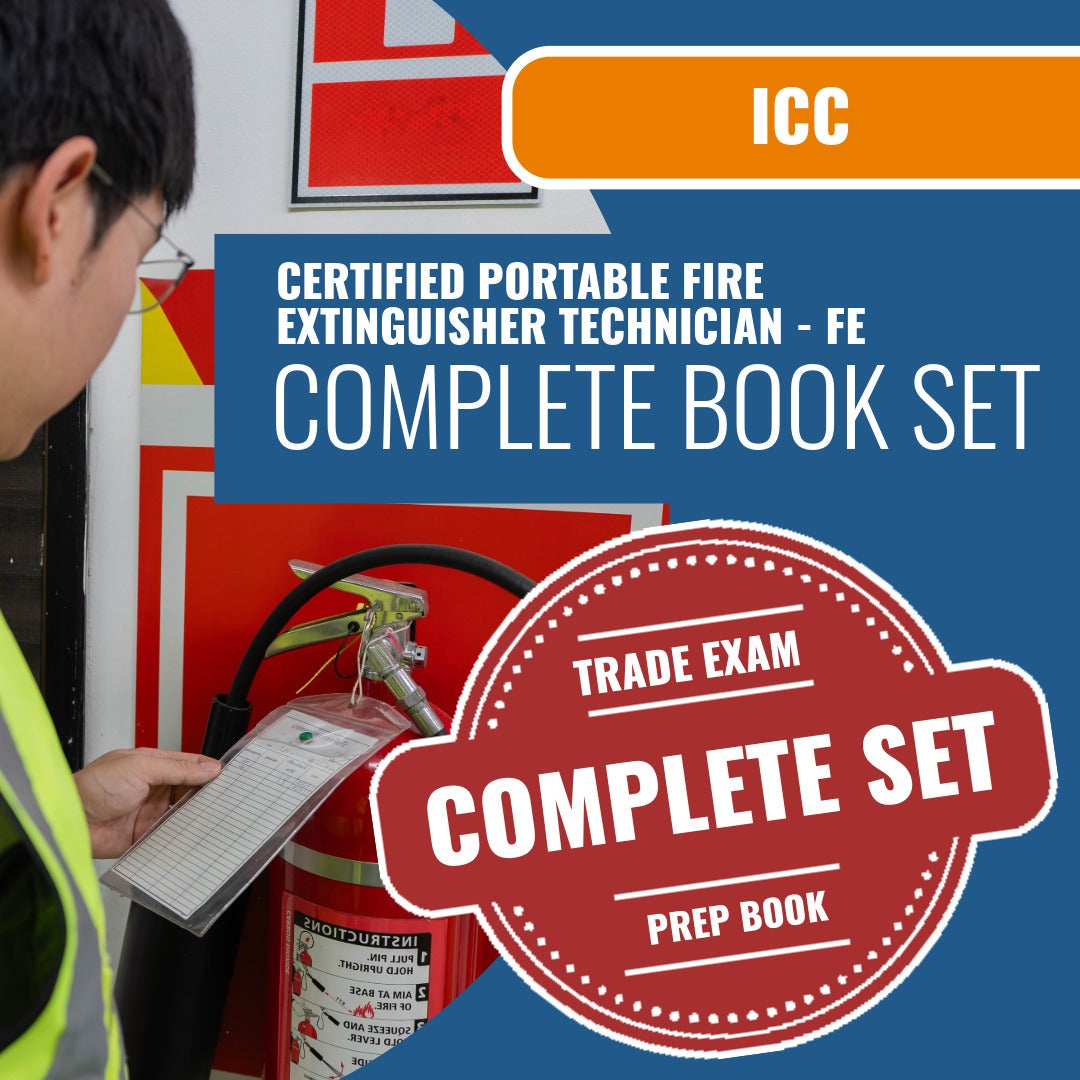 ICC Certified Portable Fire Extinguisher Technician - FE Book Package