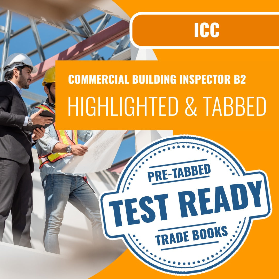 ICC Commercial Building Inspector B2 Highlighted & Tabbed Book Package