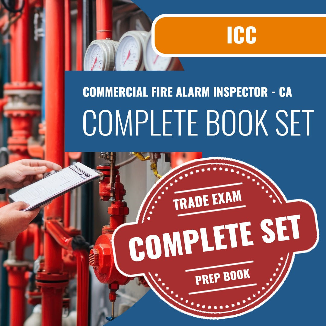 ICC Commercial Fire Alarm Inspector - CA Book Package