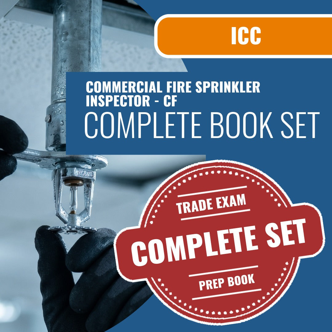 ICC Commercial Fire Sprinkler Inspector - CF Book Package