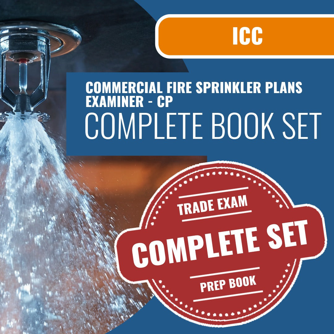 ICC Commercial Fire Sprinkler Plans Examiner - CP Book Package