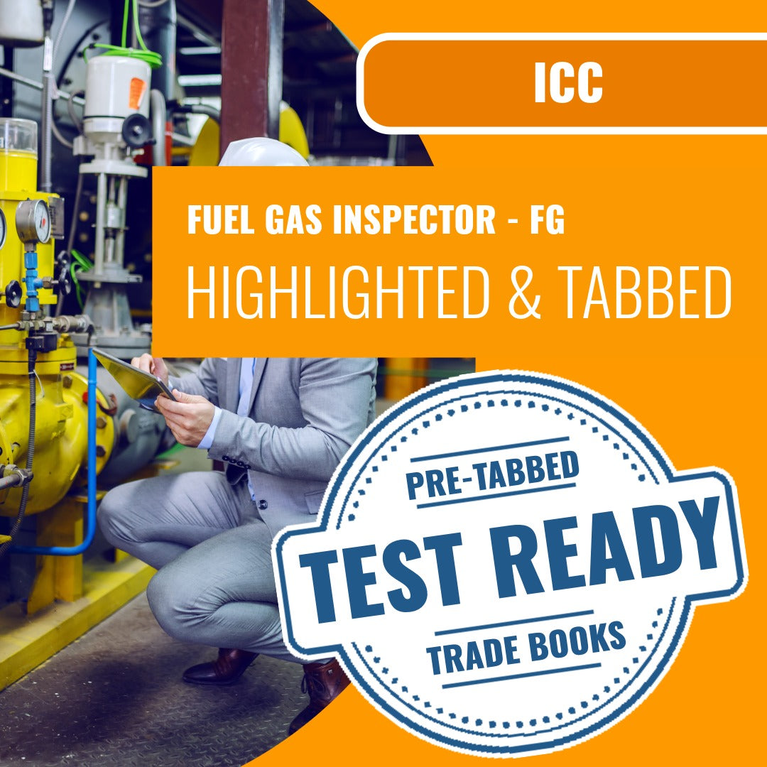ICC Fuel Gas Inspector - FG Highlighted & Tabbed Book Package