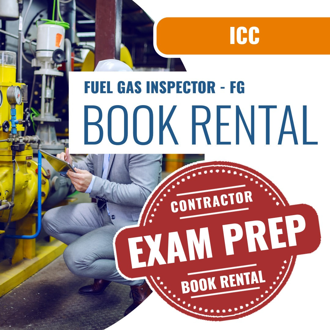 ICC Fuel Gas Inspector - FG - Books & Courses Rental Package