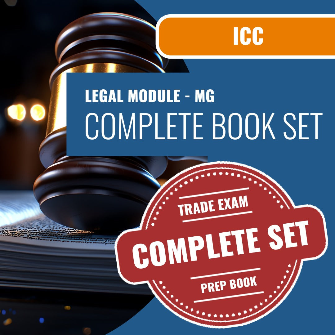 ICC Legal Module - MG Exam Book Package