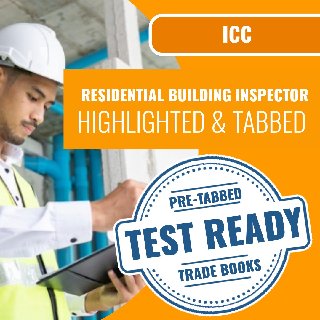 ICC Residential Building Inspector - B1 Highlighted & Tabbed Book Package