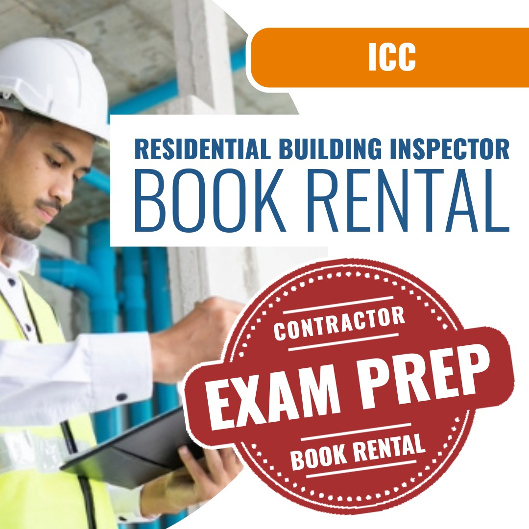 ICC Residential Building Inspector - B1 - Books & Courses Rental Package