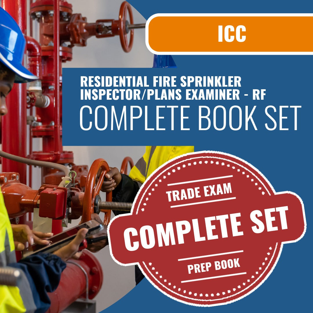 ICC Residential Fire Sprinkler Inspector/Plans Examiner - RF Book Package