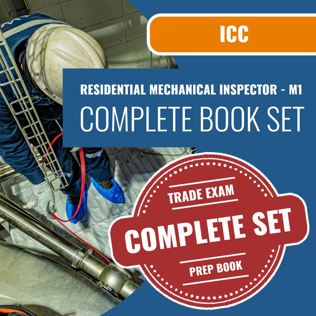 ICC Residential Mechanical Inspector - M1 - Book Package