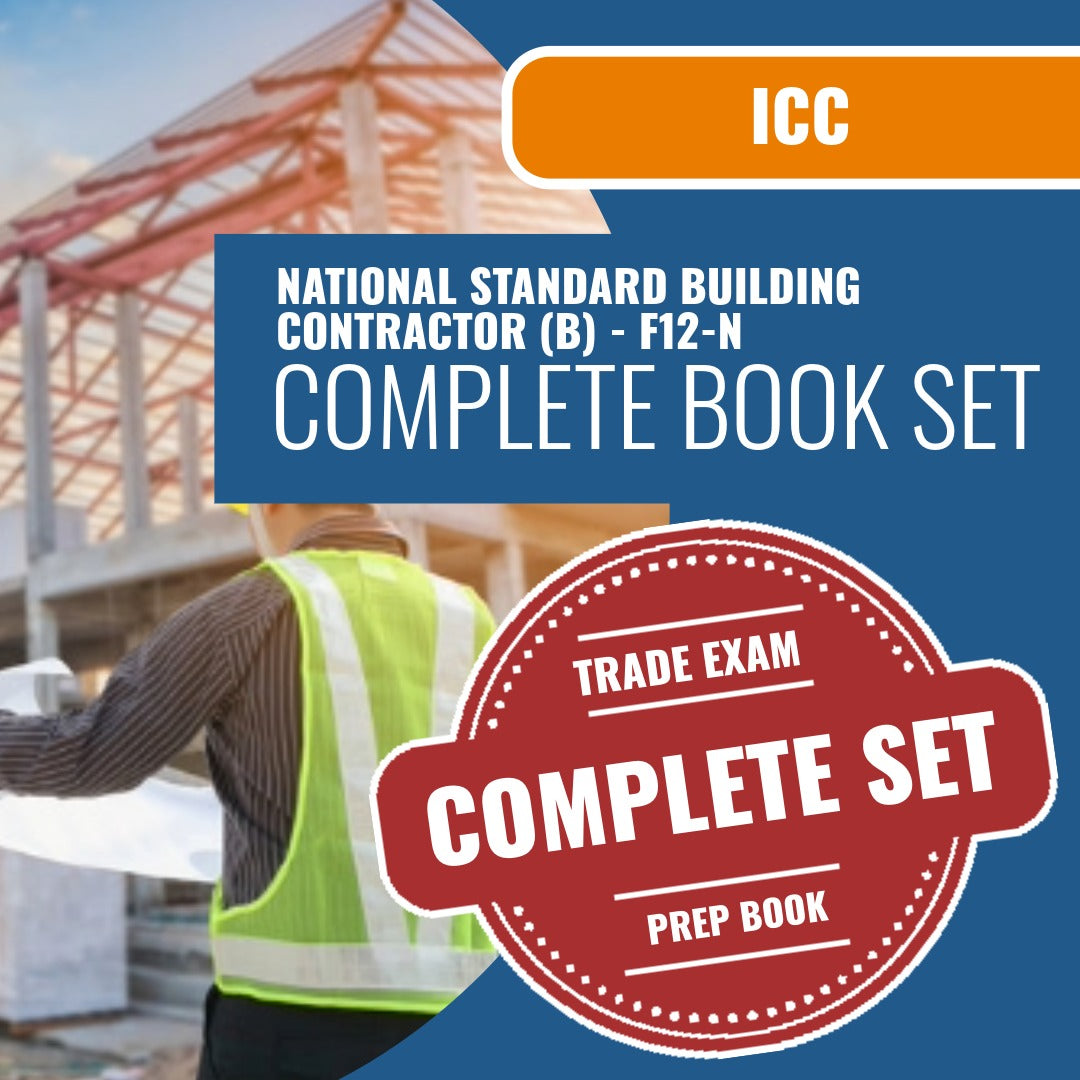 ICC National Standard Building Contractor (B) - F12-N Exam Book Package