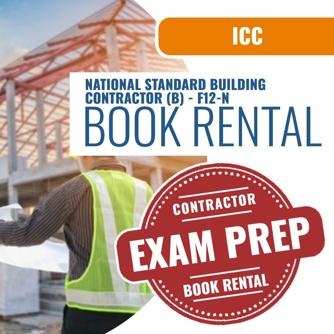 ICC National Standard Building Contractor (B) - F12-N - Books & Courses Rental Package