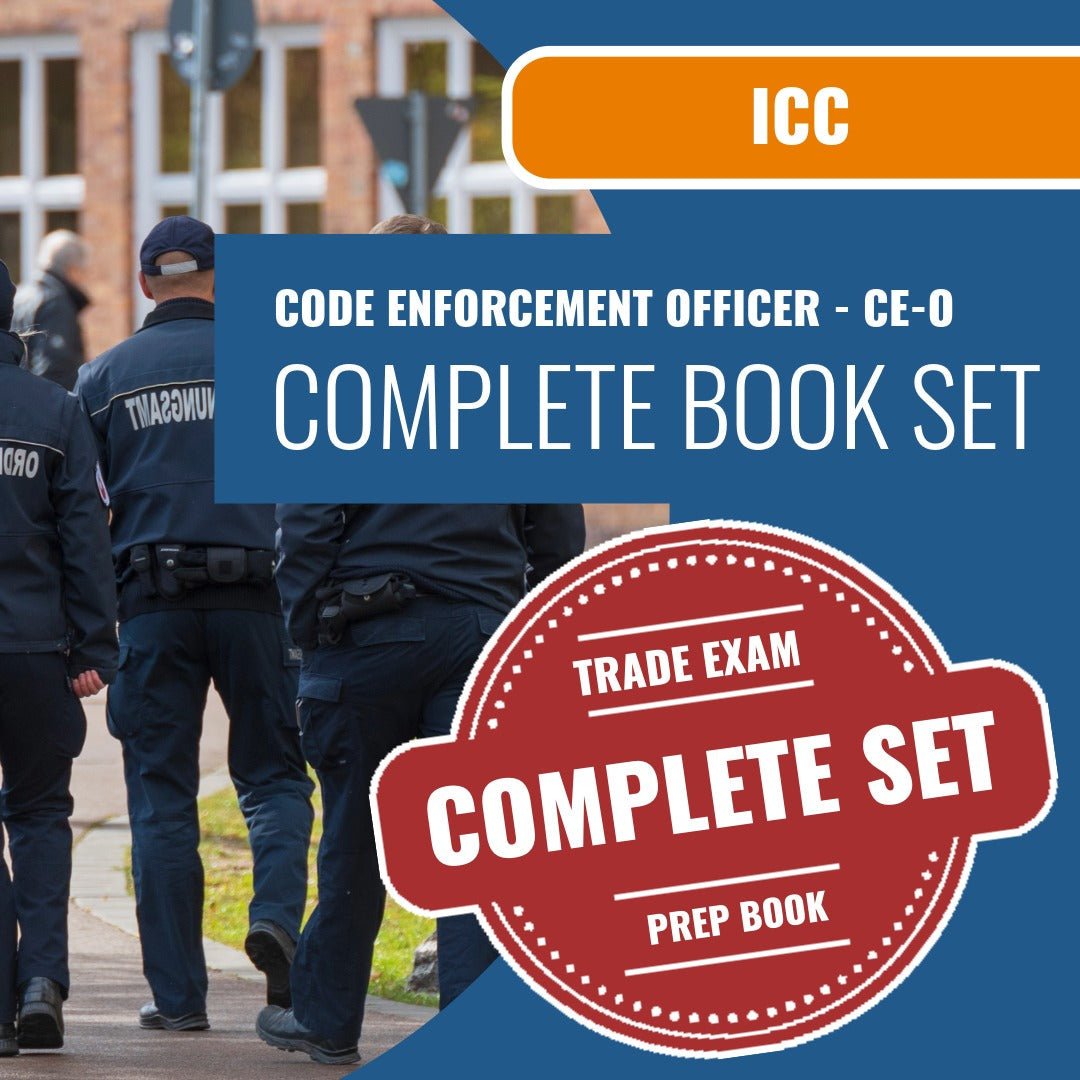 ICC Code Enforcement Officer - CE-O Exam Book Package