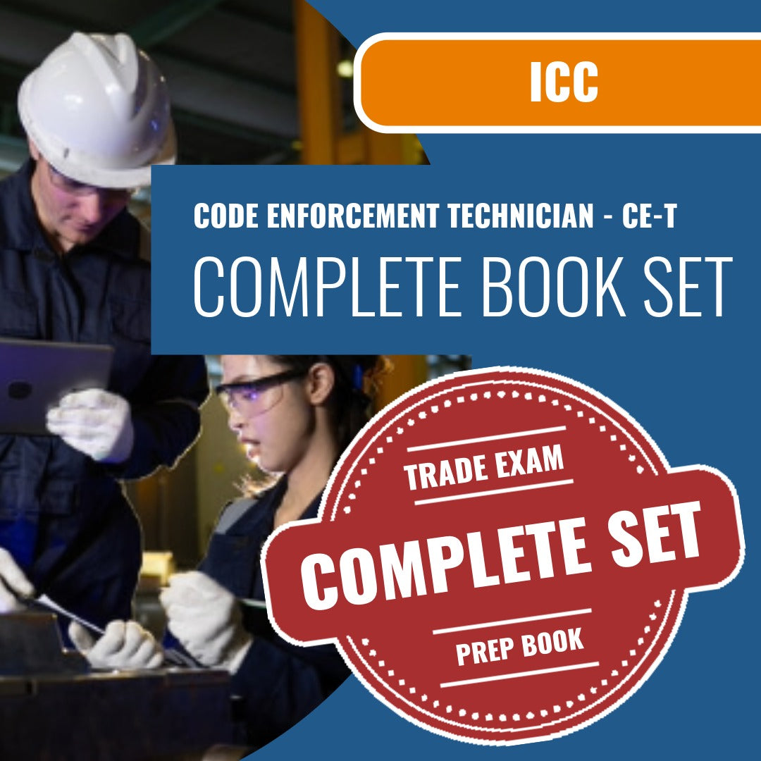 ICC Code Enforcement Technician - CE-T Exam Book Package
