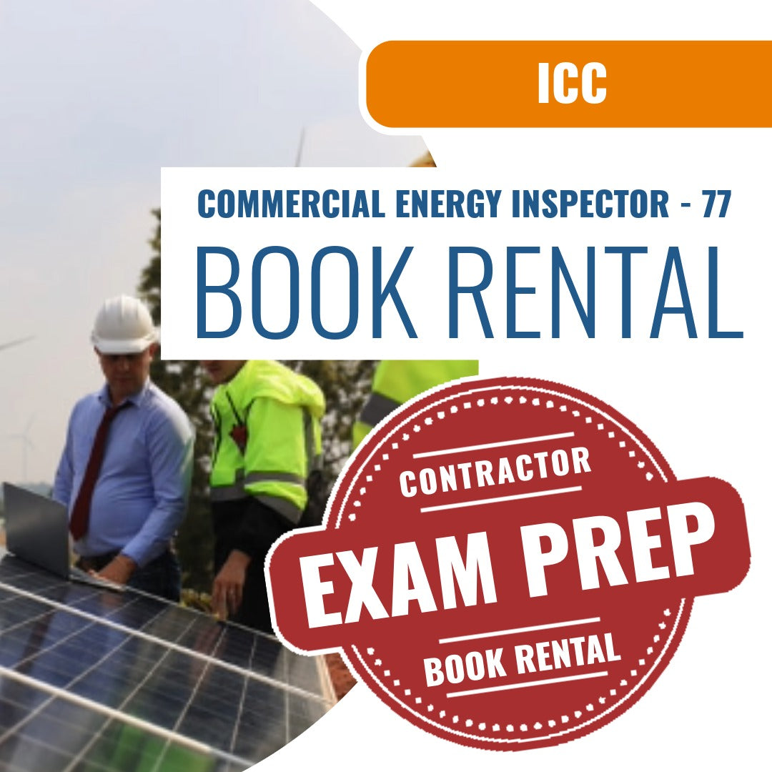 ICC Commercial Energy Inspector - 77 - Books & Courses Rental Package