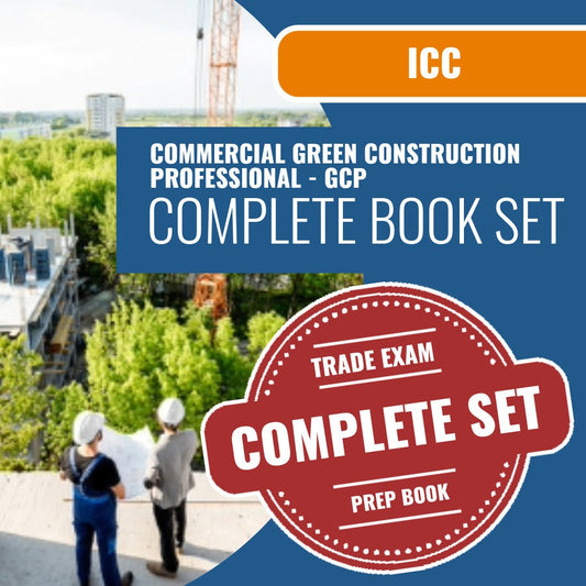 ICC Commercial Green Construction Professional - GCP Exam Book Package