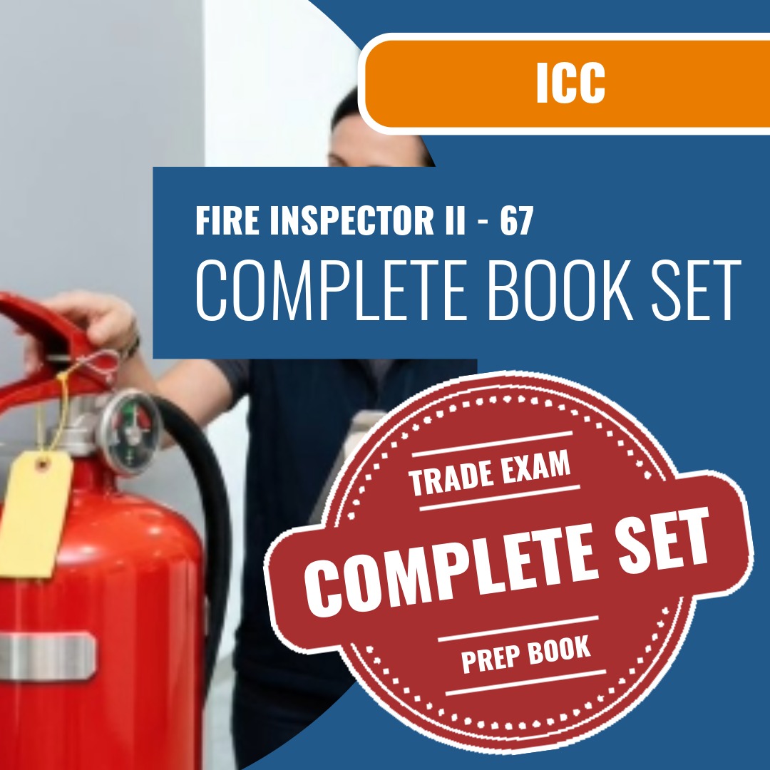 ICC Fire Inspector II - 67 Exam Book Package